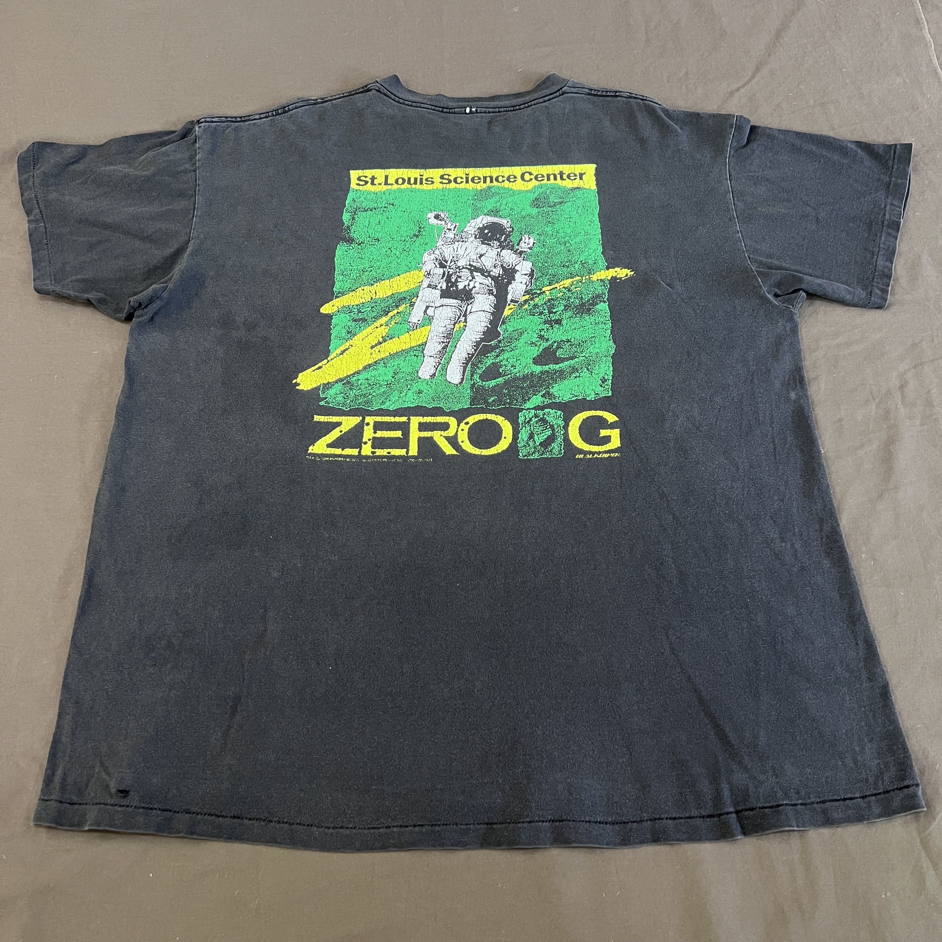 Arts & Science × Vintage Vintage Zero G St.Louis Science Center Promo Tee 2XL Faded Size US XXL / EU 58 / 5 - 4 Thumbnail