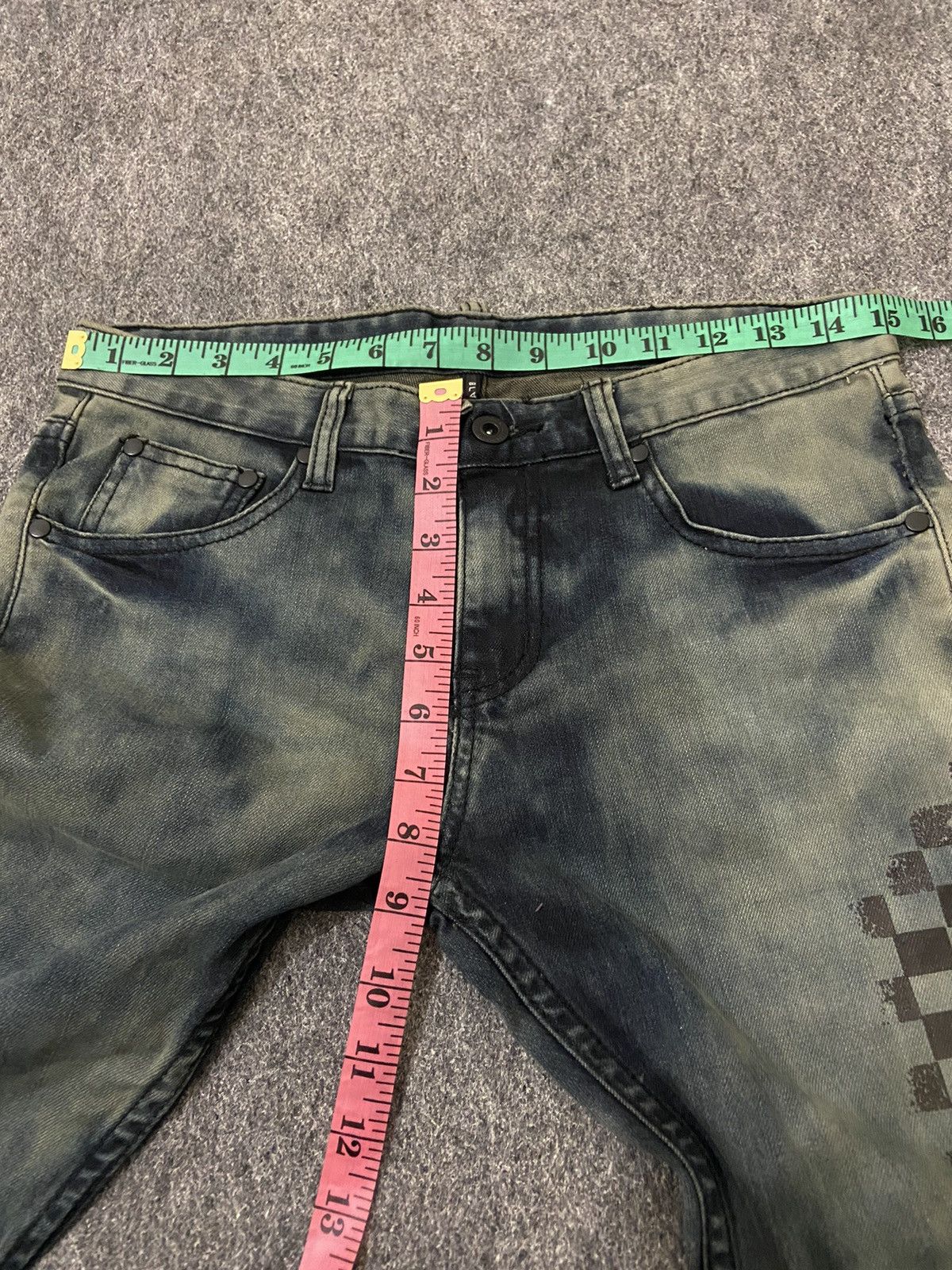Black Barrett × Designer × Neil Barrett Black barrett denim pants slim fit Size 29" - 11 Thumbnail