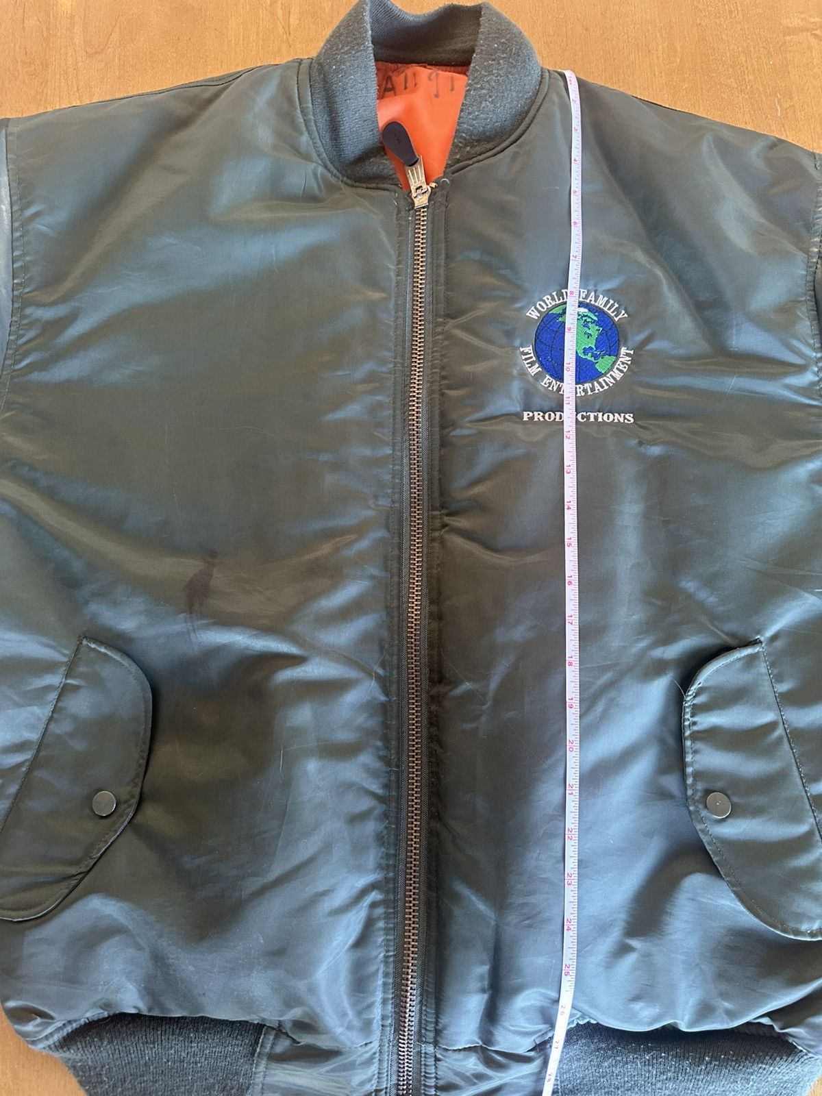 Vintage VINTAGE BAGGY BOMBER JACKET Size US XL / EU 56 / 4 - 5 Thumbnail