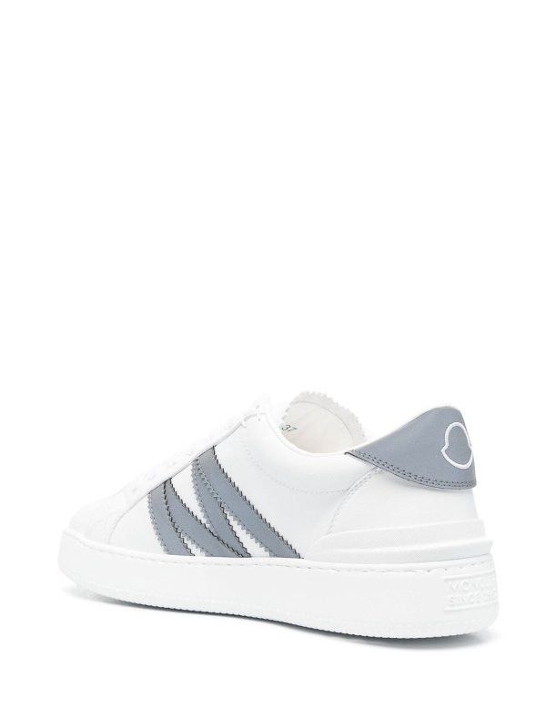 Moncler o1y1125 Low-Top Sneakers in White/Gray Size US 5 / IT 35 - 3 Thumbnail