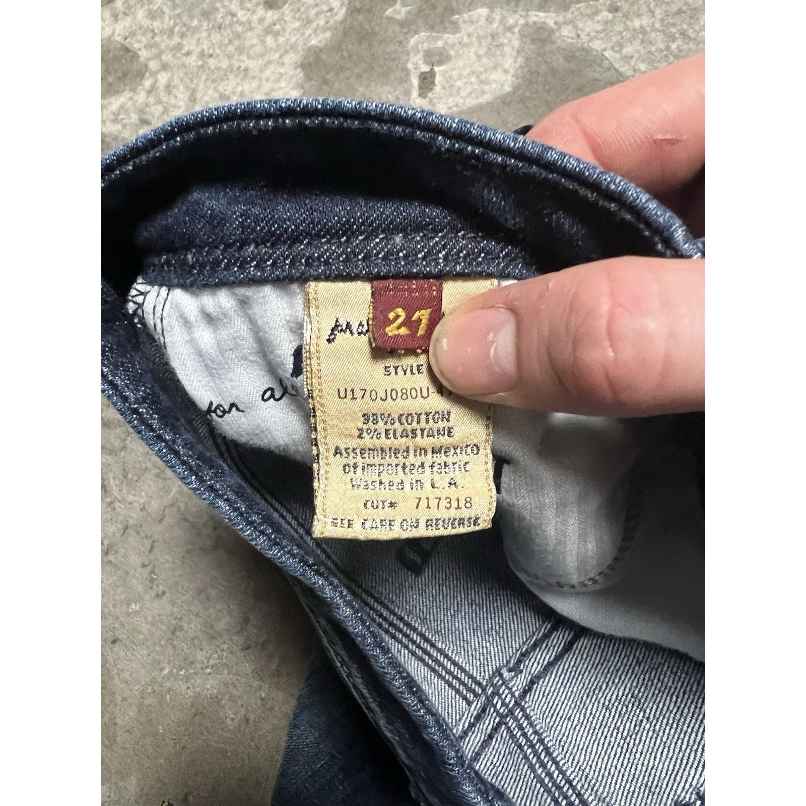 7 For All Mankind 7 For All Mankind The FLINT Bling Jean Women’s Size 27 30x35 Size 30" / US 8 / IT 44 - 7 Thumbnail