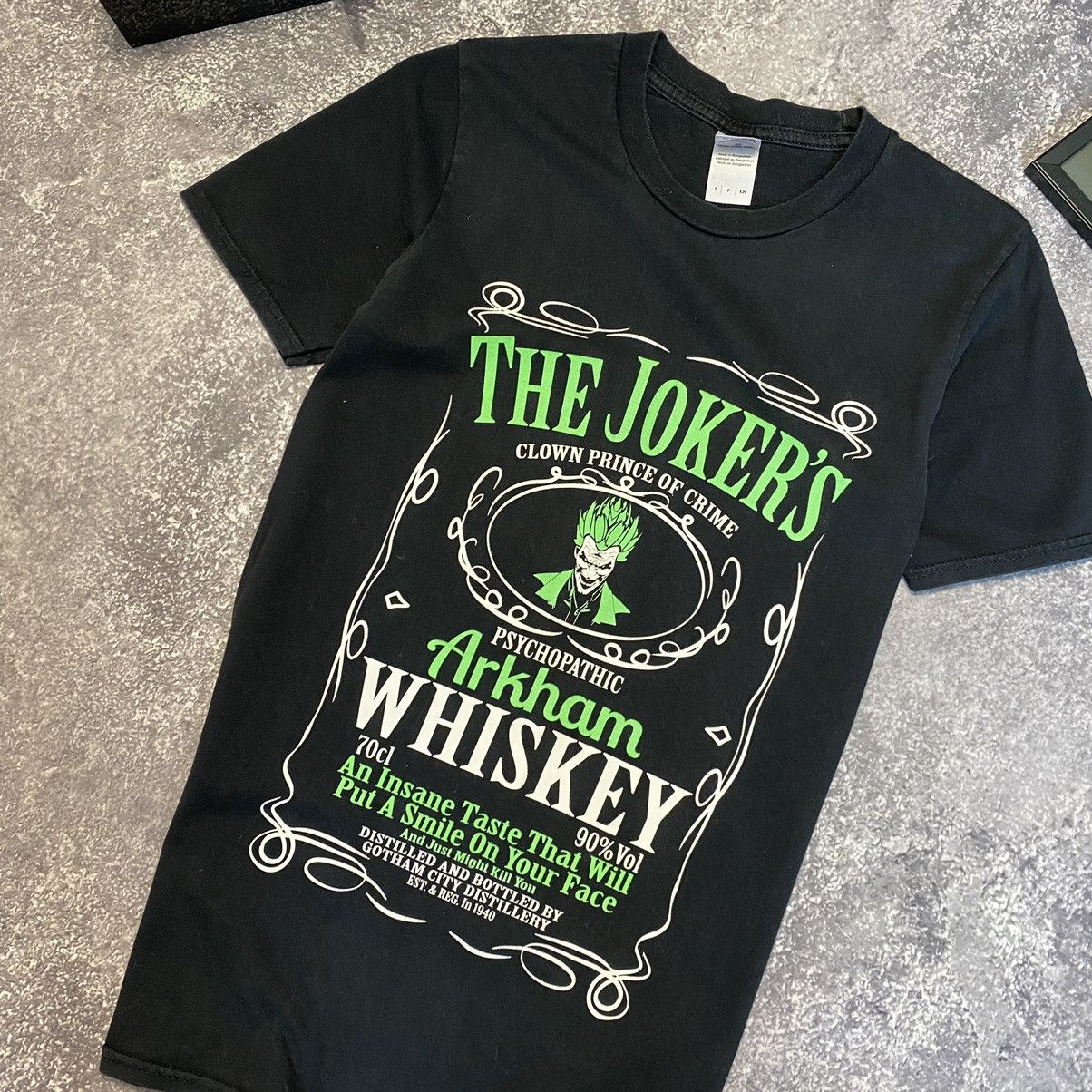 Other Vintage The Jokers Arkham Whiskey Big Logo tee Size US S / EU 44-46 / 1 - 3 Thumbnail