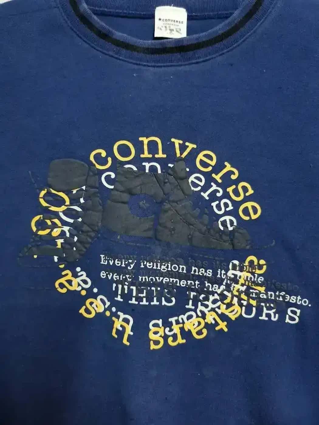 Converse Vintage Converse Big Logo Sweatshirt Size US L / EU 52-54 / 3 - 2 Thumbnail