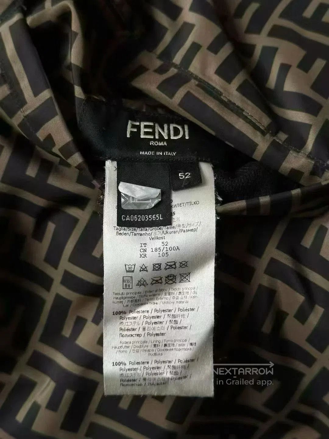 Fendi Fendi Reversible Down Vest. Size US L / EU 52-54 / 3 - 4 Thumbnail