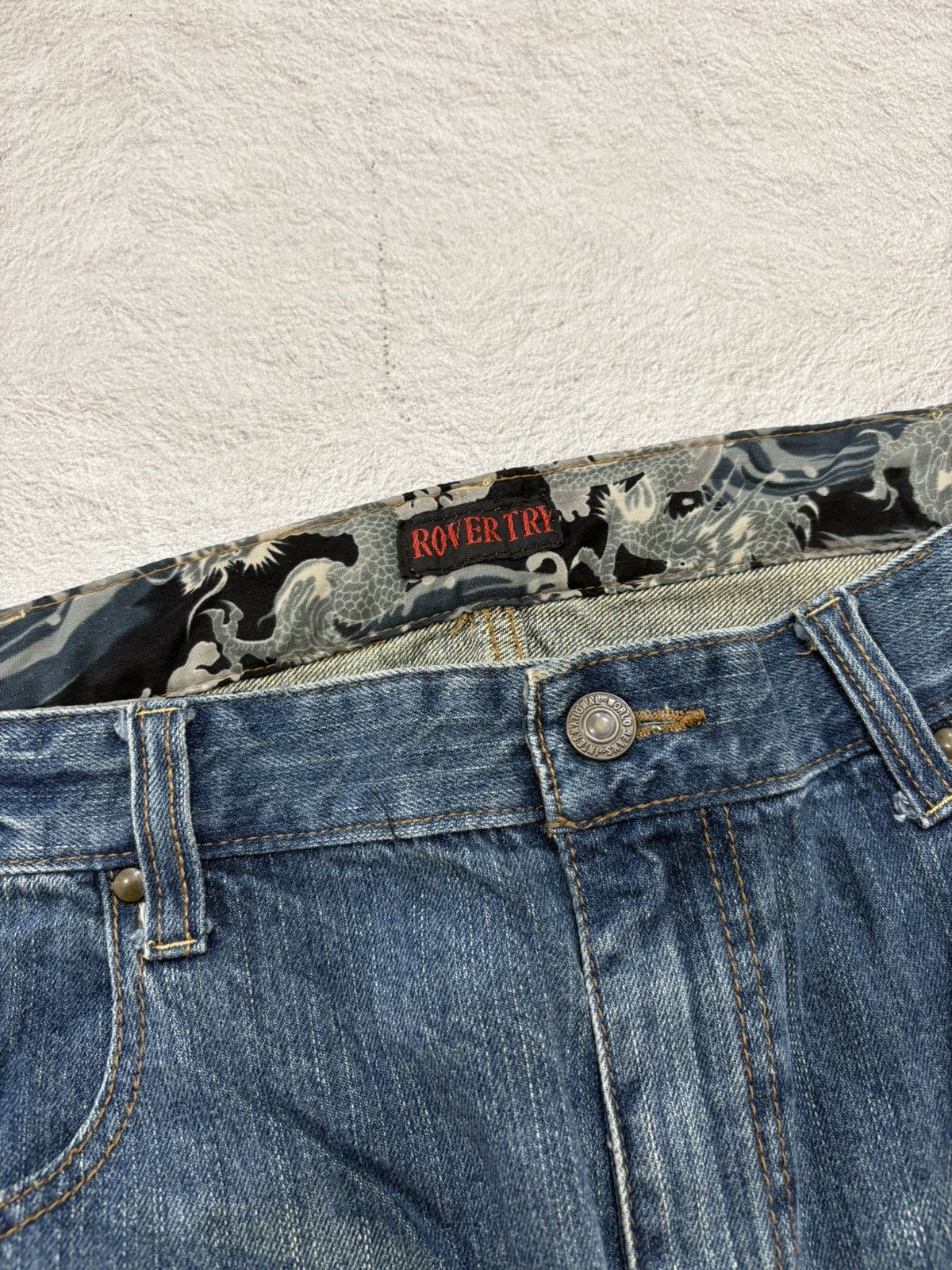 Kapital 2000s Rovertry traditional wash Jorts denim Y2k style Size US 36 / EU 52 - 7 Thumbnail