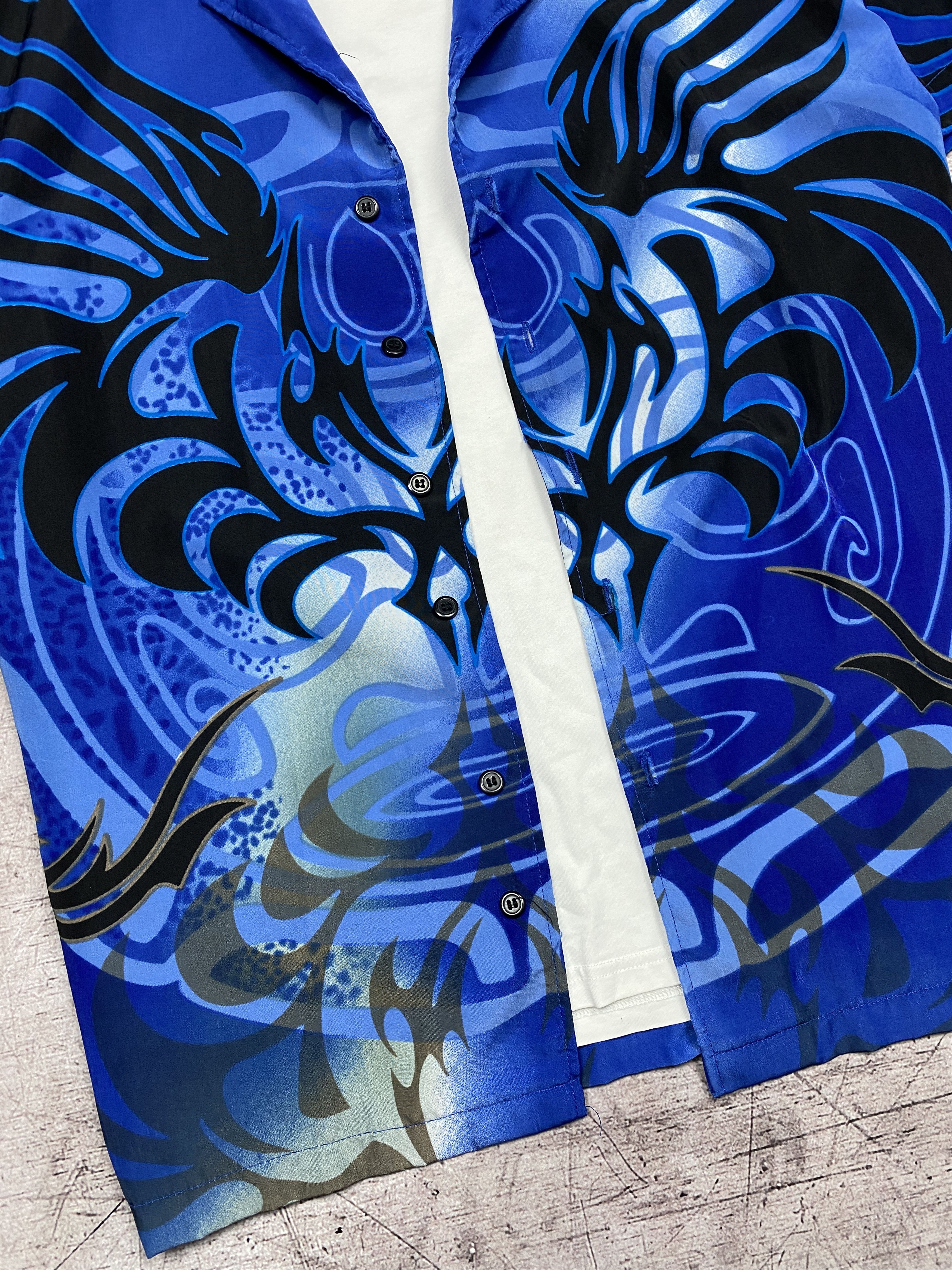 Vintage Japanese Hawaiian Short Sleeve Shirt Dragon Totsol Size M Size US M / EU 48-50 / 2 - 3 Thumbnail