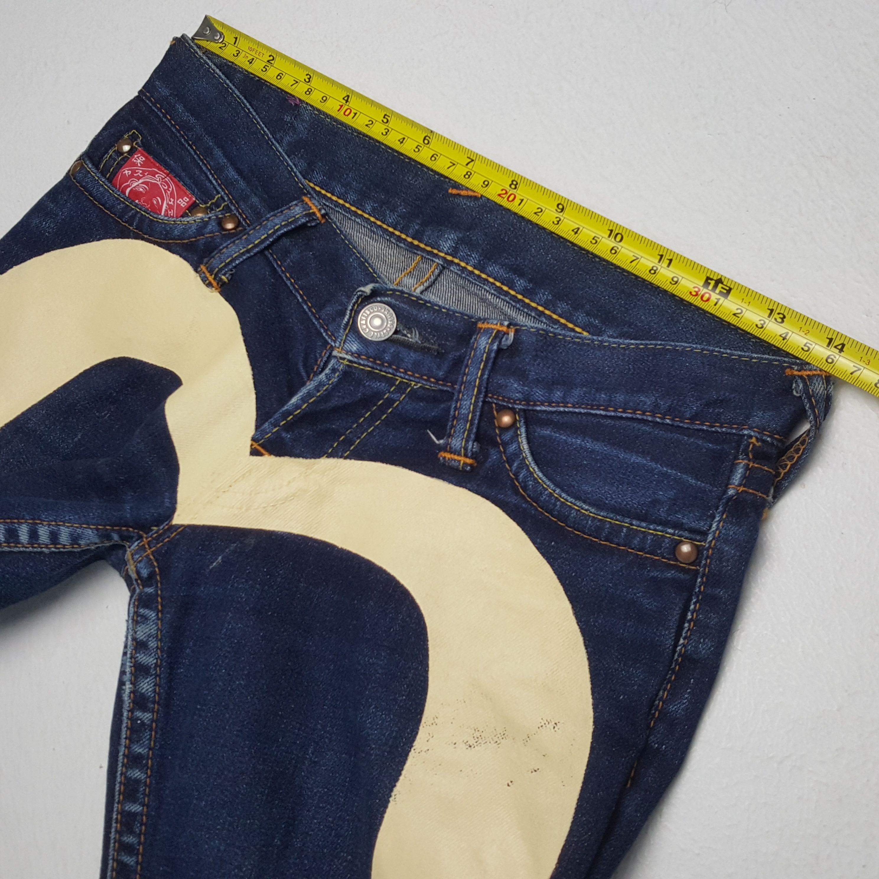 Evisu × Japanese Brand × Vintage EVISU Women Jeans Streetwear Custom Daicock Style Size 28" / US 6 / IT 42 - 7 Thumbnail