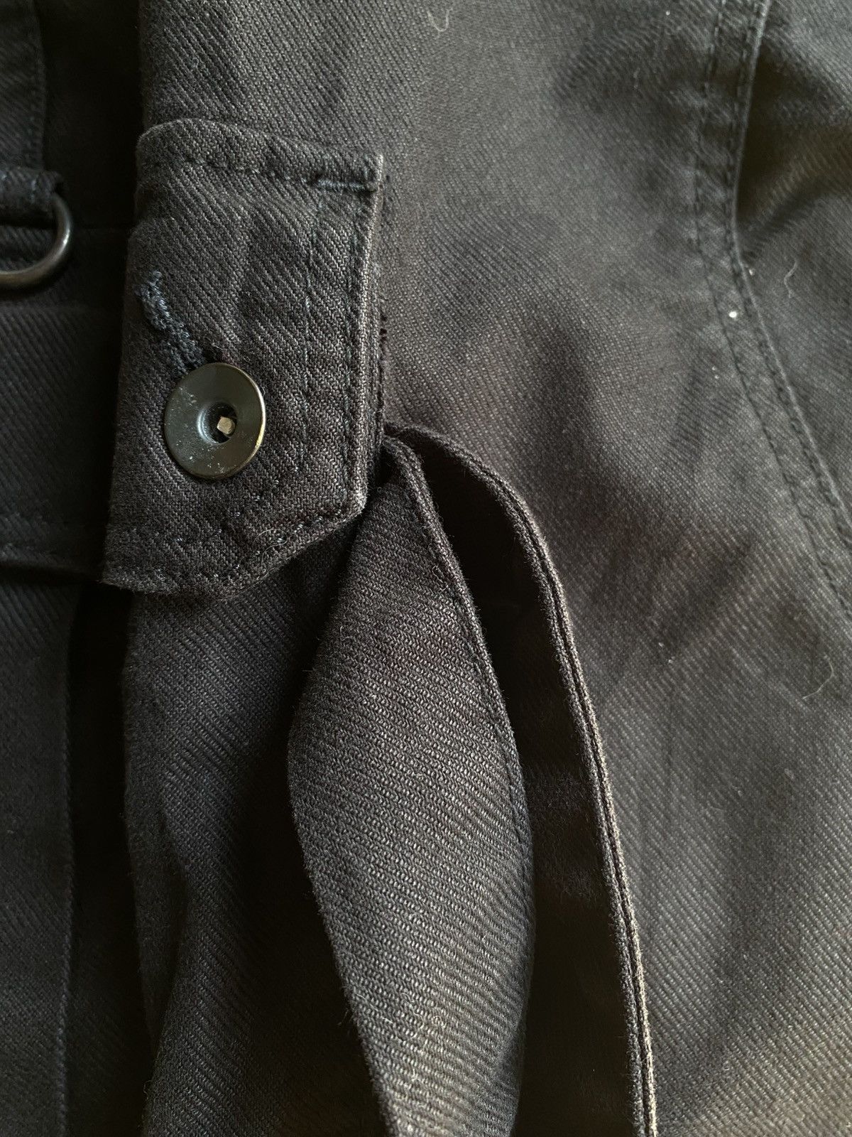 CIVARIZE CIVARIZE Y2K Punk Black Utility Cargo Pants Size US 32 / EU 48 - 14 Thumbnail