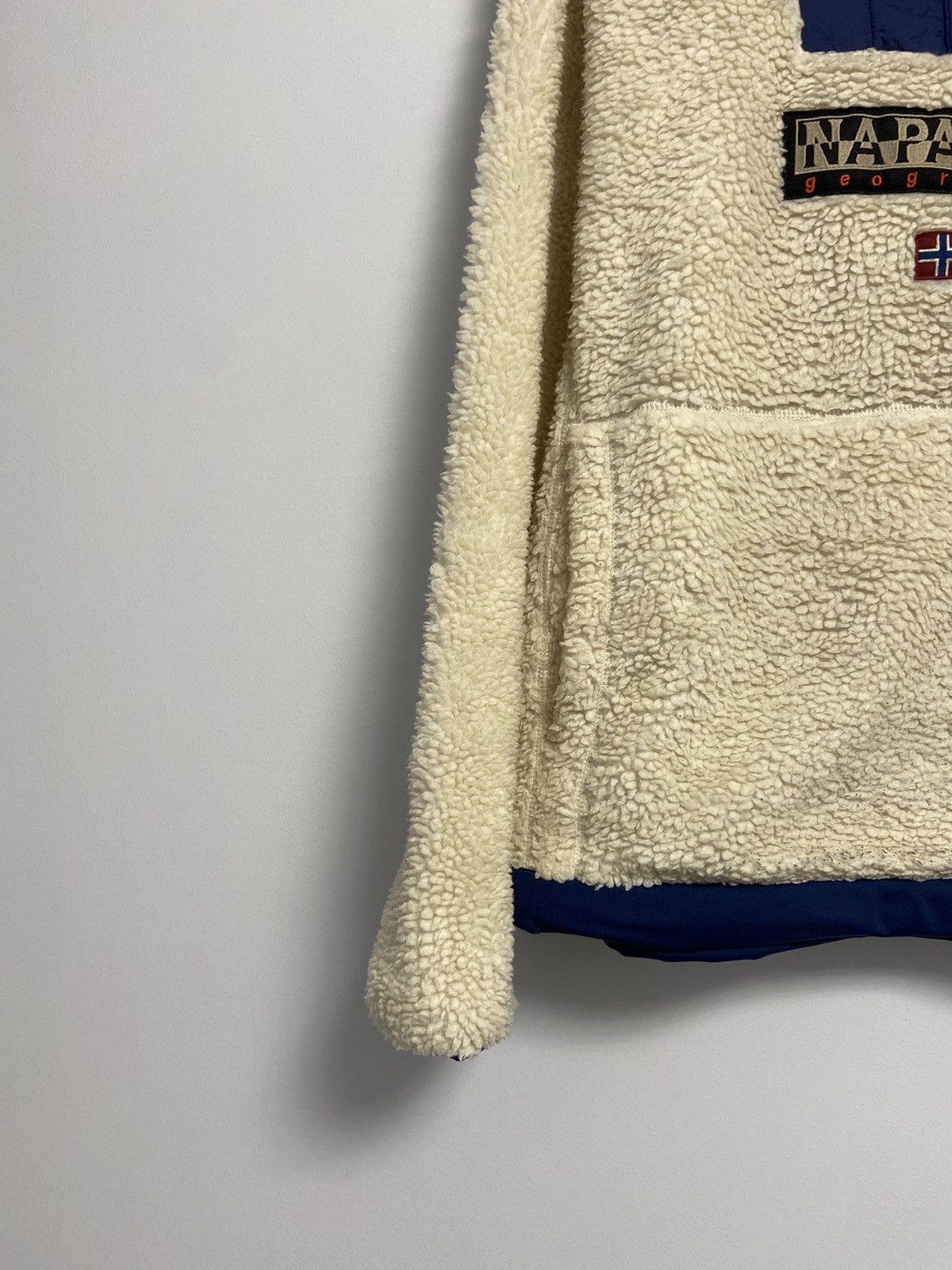 Napapijri Napapijri Anorak Vintage Fleece Hoodie Size US XXL / EU 58 / 5 - 4 Thumbnail
