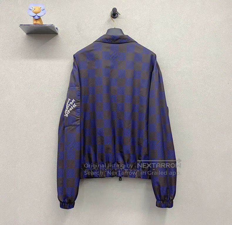 Louis Vuitton Louis Vuitton Fei Dong Co-branded Blue Checkerboard Embroi Size US S / EU 44-46 / 1 - 3 Thumbnail