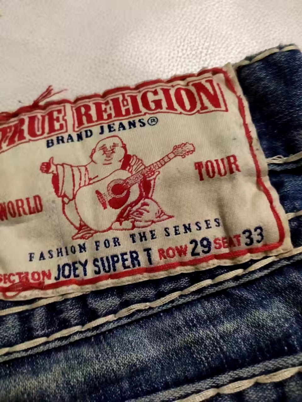 True Religion True Religion Joey Super T Bootcut Flare Denim Jeans Pants Size US 29 - 12 Thumbnail
