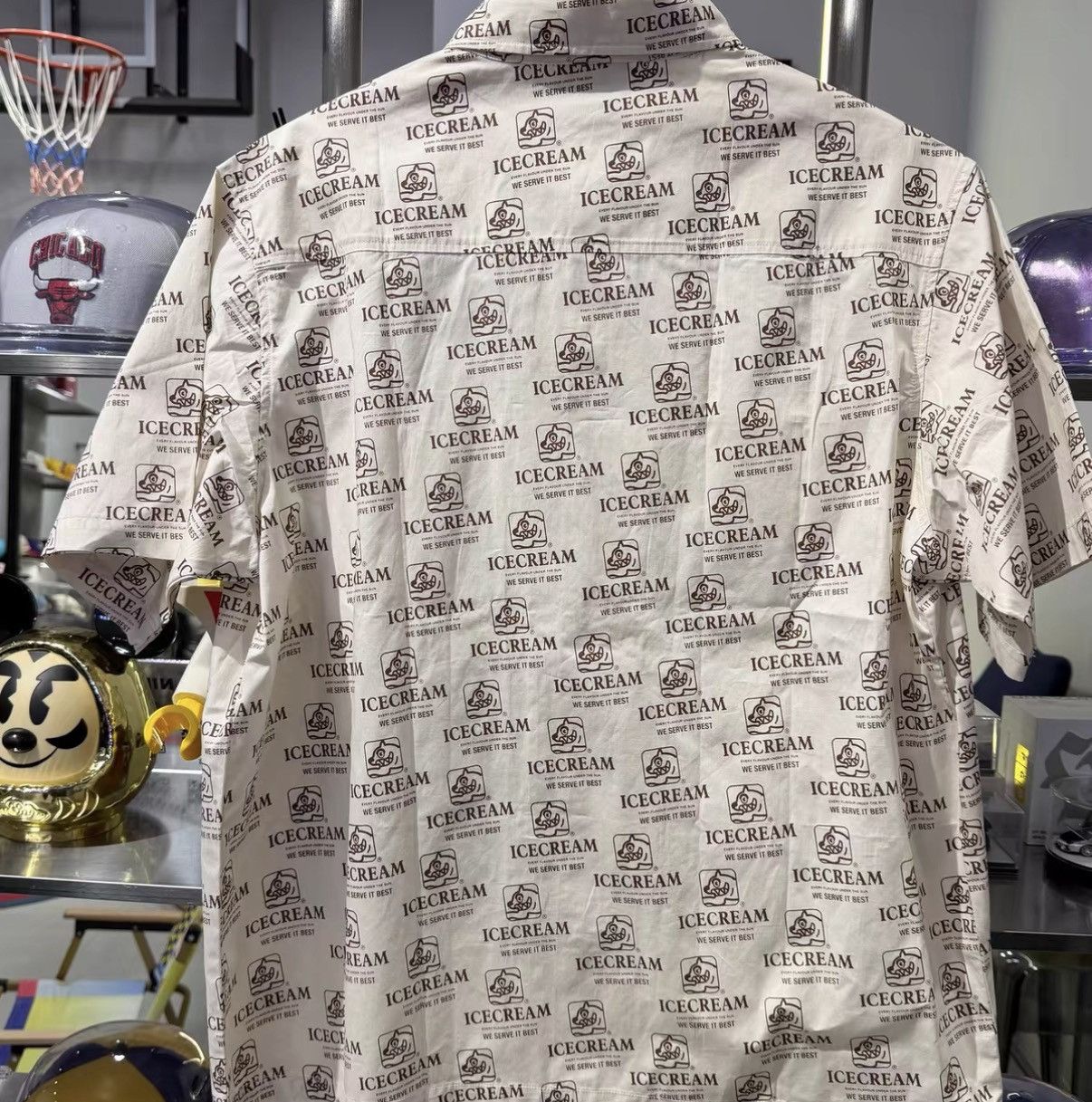 Billionaire Boys Club Billionaire Boys Club Flying Dog Short Sleeve Shirt J32 Size US L / EU 52-54 / 3 - 2 Thumbnail