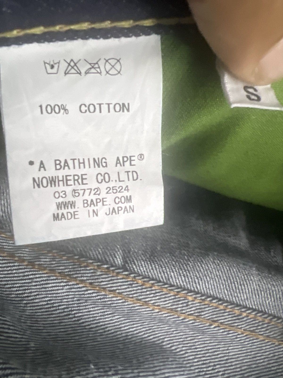 Bape Tiger Denim Shorts Size US 31 - 4 Thumbnail