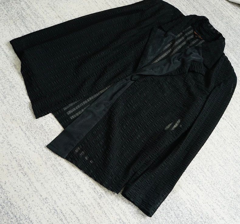 Comme des Garcons comme des garcons cardigan jacket with patchwork neckline m Size US M / EU 48-50 / 2 - 2 Thumbnail