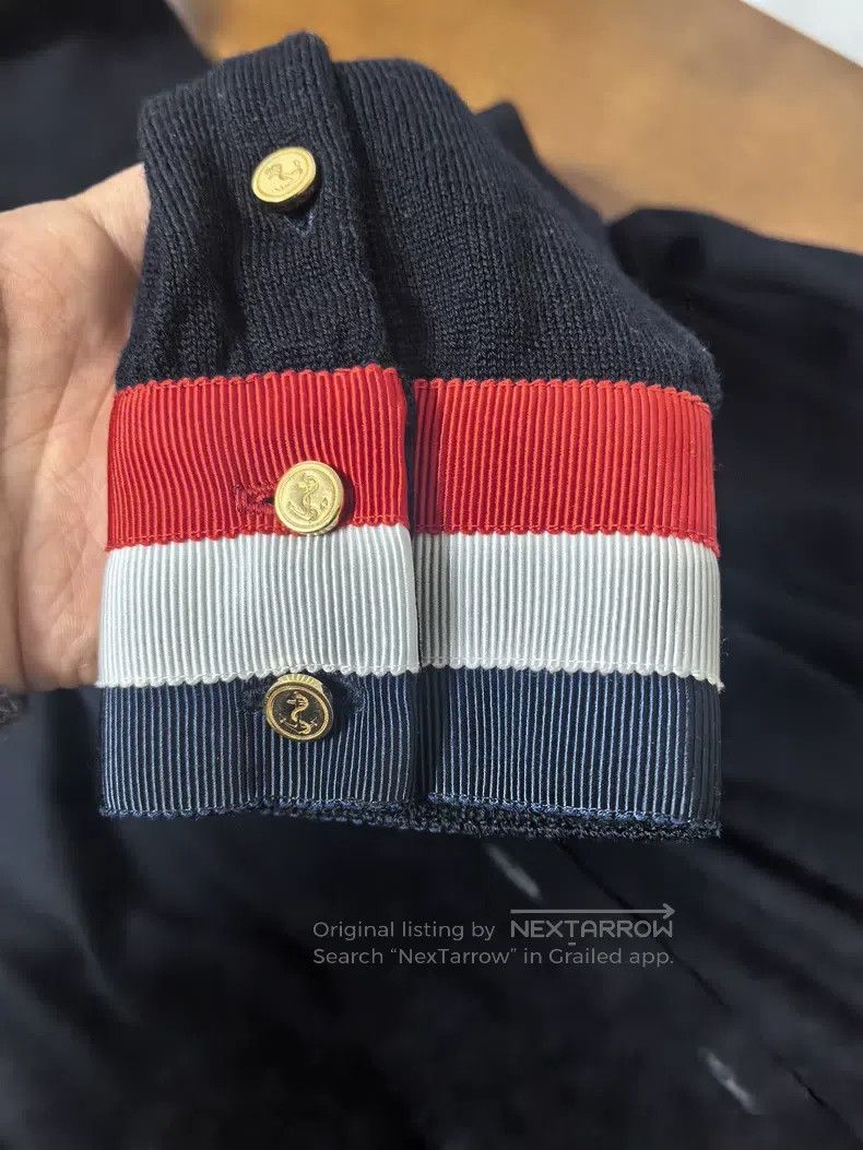 Thom Browne Thom Browne Wool Gold-Button Cardigan Size XS / US 0-2 / IT 36-38 - 6 Thumbnail