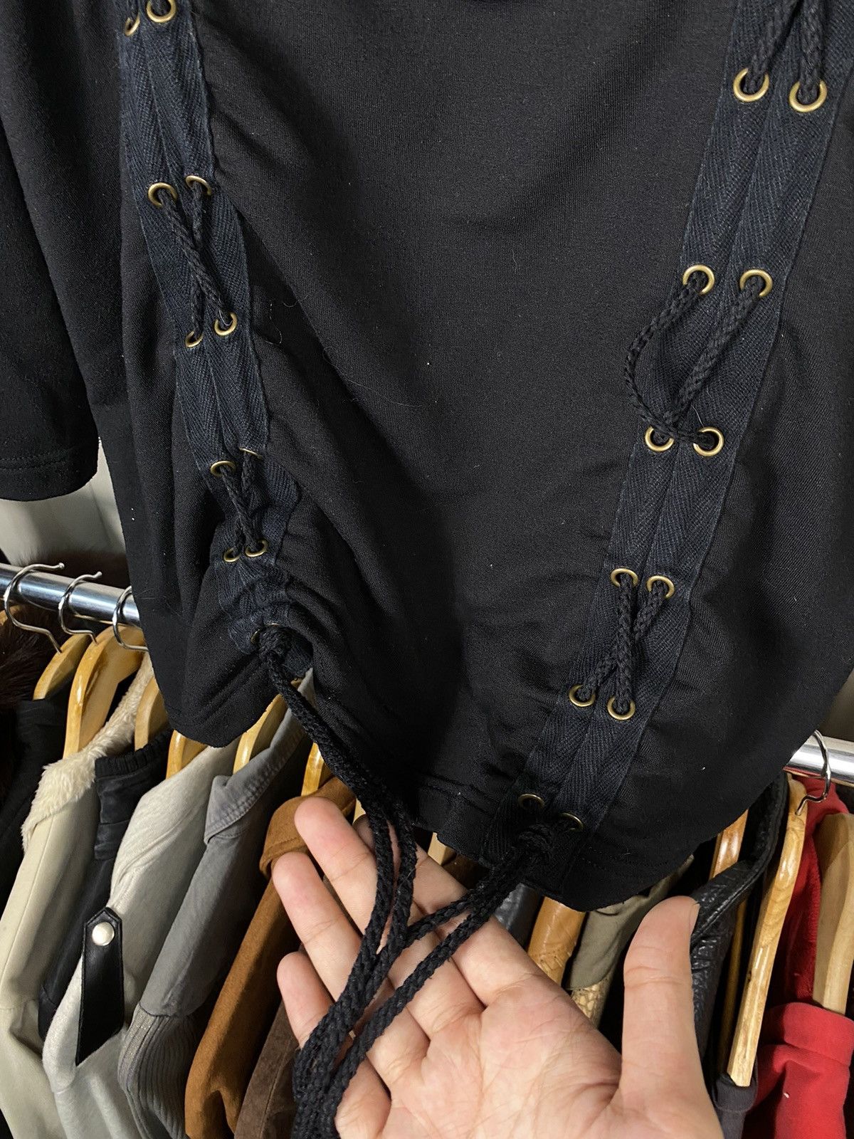 Japanese Brand Lace-Up Long Sleeve Top Japanese Brand/Archive Style Size US M / EU 48-50 / 2 - 5 Thumbnail