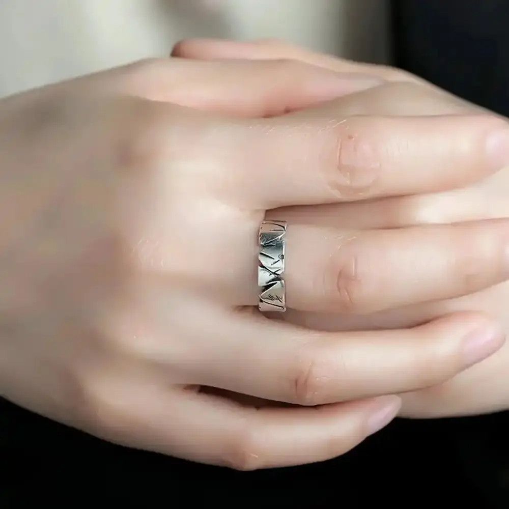 Jewelry Rock Structure Adjustable Ring Size ONE SIZE - 3 Thumbnail