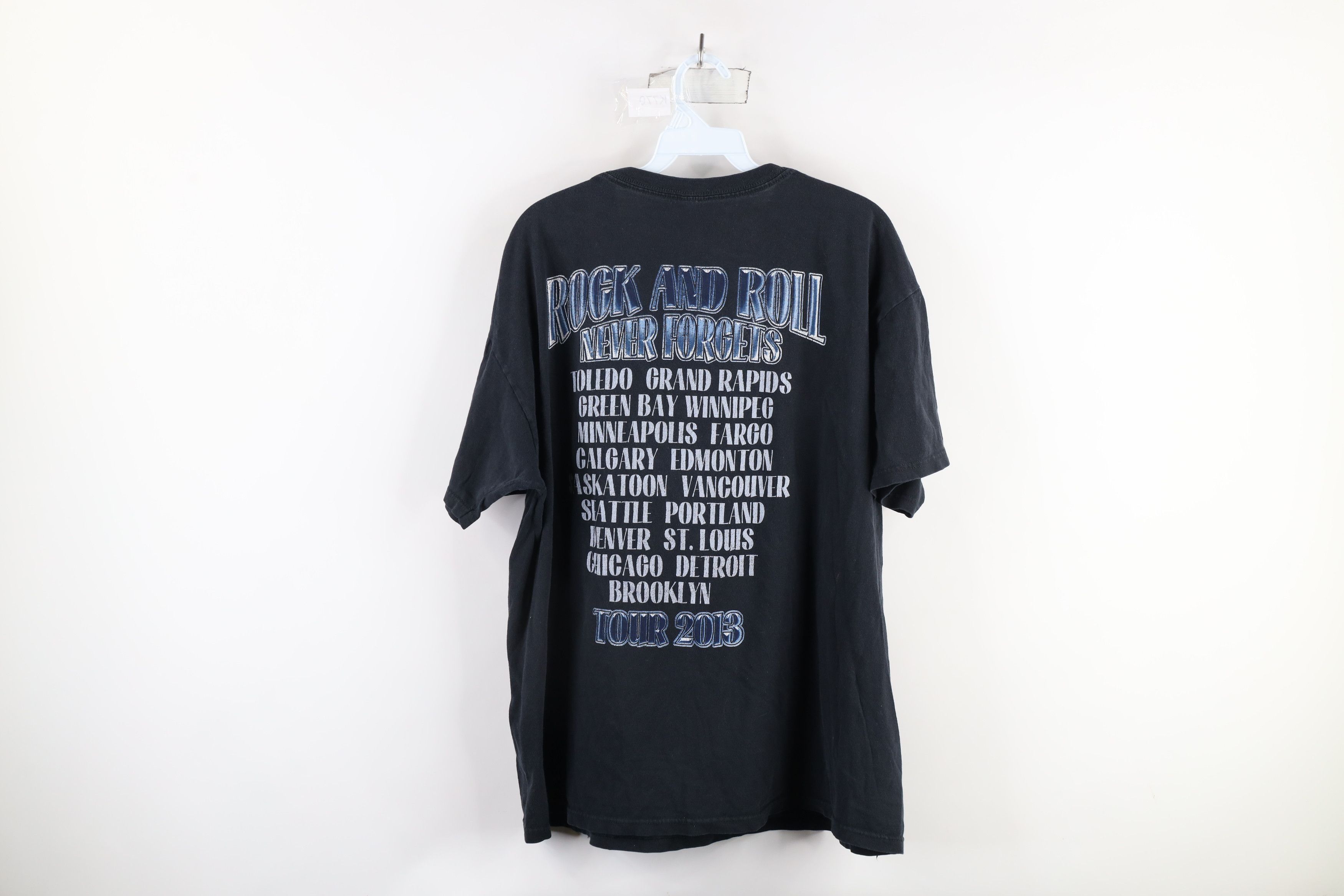Vintage Vintage Y2K Seger And The Silver Bullet Band T-Shirt Black Size US XL / EU 56 / 4 - 12 Thumbnail