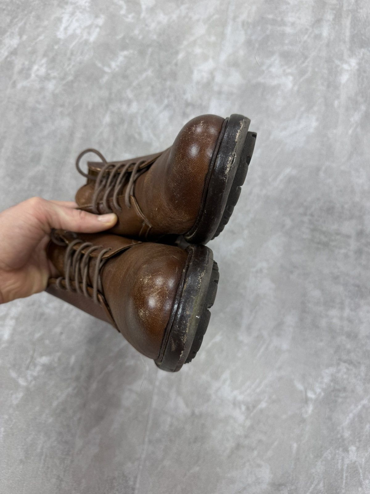 Brunello Cucinelli Brunello Cucinelli leather boots with sheep fur Mens size 39 Size US 6 / EU 39 - 8 Thumbnail