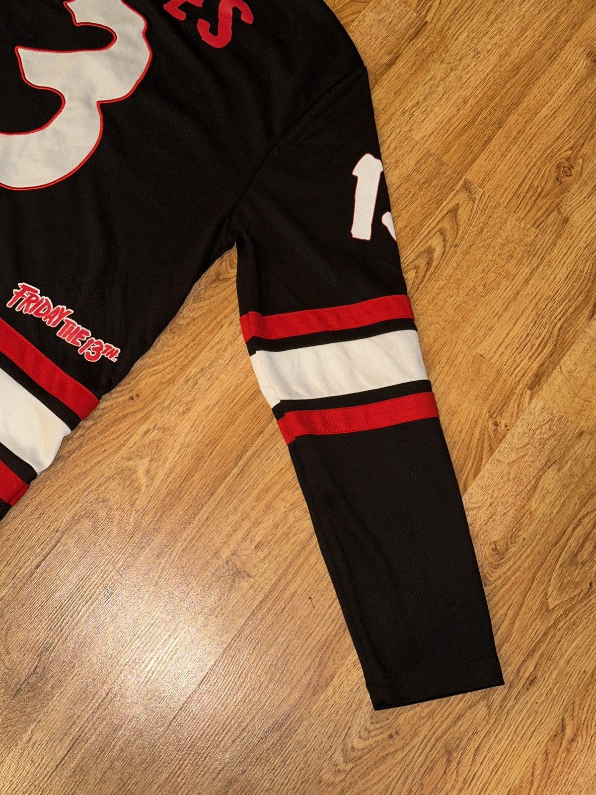 Other Friday The 13th Jason Voorhees Hockey Jersey Men’s XL Black Size US XL / EU 56 / 4 - 2 Thumbnail