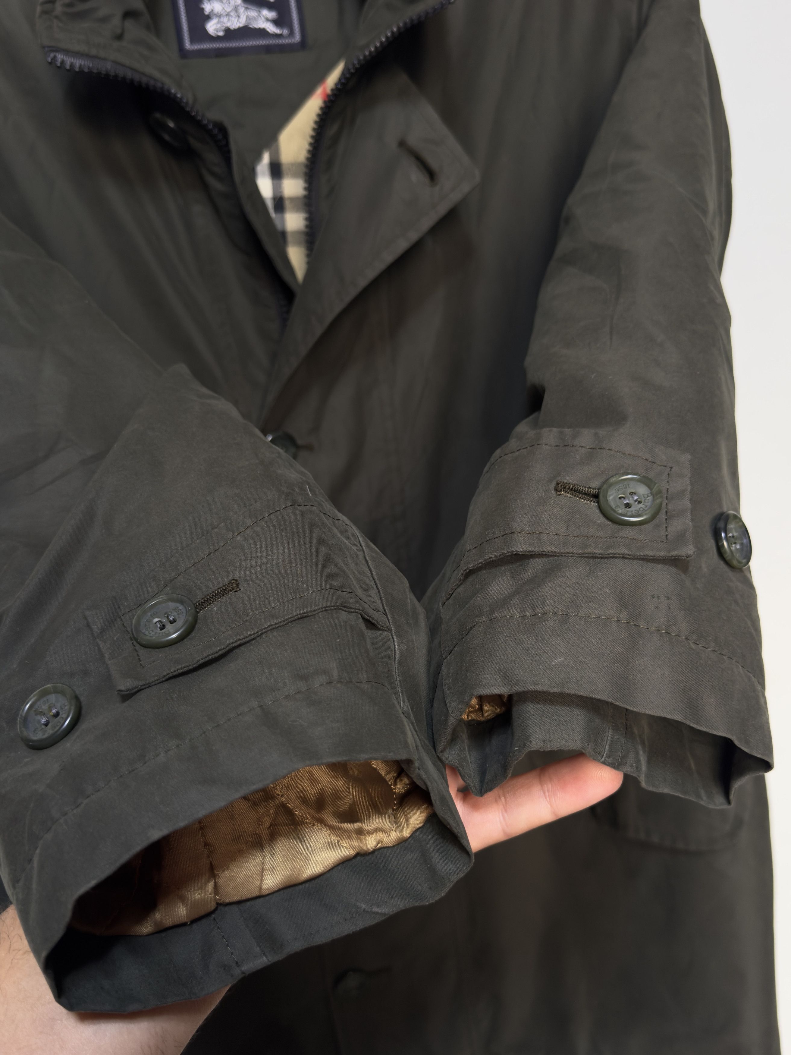 Burberry 🔥 novacheck jacket burberry dark green smcotton size L Size US L / EU 52-54 / 3 - 5 Thumbnail