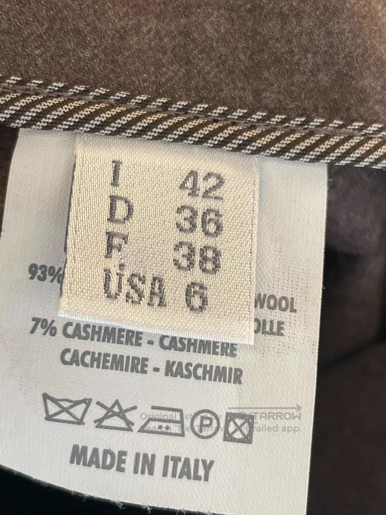Brunello Cucinelli Brunello Cucinelli Brown Wool Skirt Size 27" / US 4 / IT 40 - 7 Thumbnail