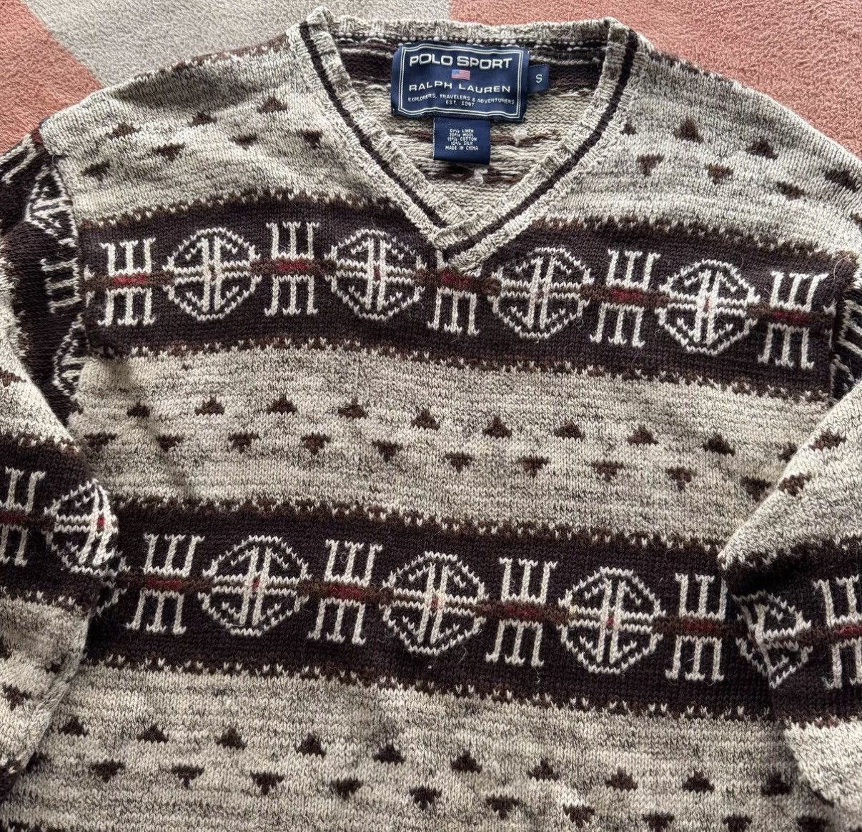 Ralph Lauren Ralph Lauren Southwestern Navajo Sweater K22 Size US S / EU 44-46 / 1 - 3 Thumbnail