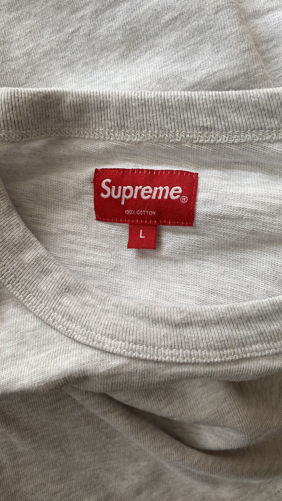 Supreme Supreme Shirt Men Grey Black Cotton Cloud Arc Graphic Size US L / EU 52-54 / 3 - 7 Thumbnail
