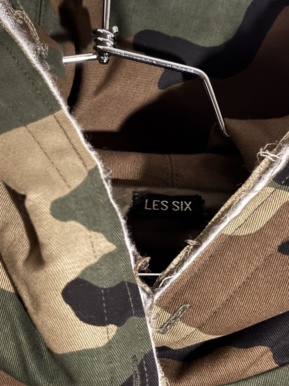 Japanese Brand Les Six SS 23 Oversized Camo Hoodie Size US M / EU 48-50 / 2 - 6 Thumbnail