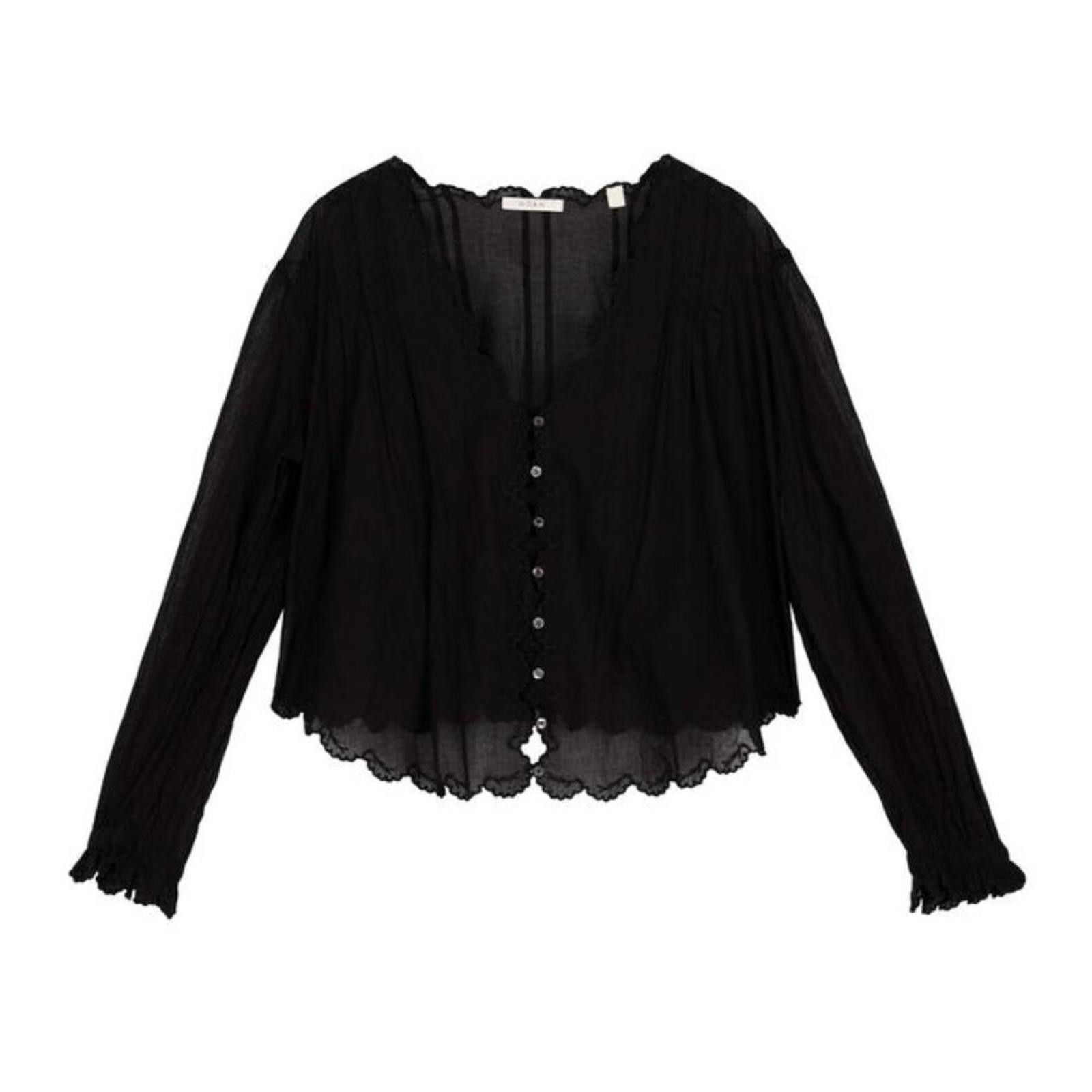Designer NWT Doen ELAYNE TOP -- BLACK Size M / US 6-8 / IT 42-44 - 1 Thumbnail