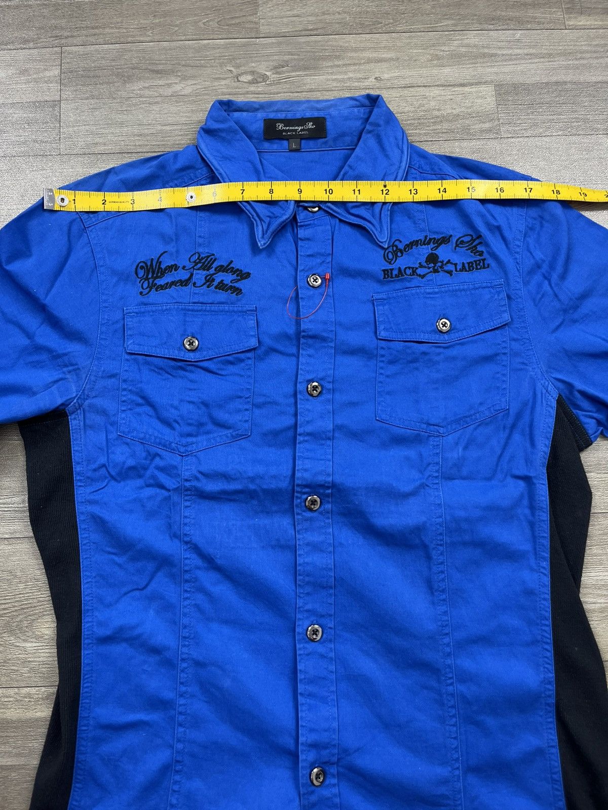 Japanese Brand Y2k Berning Sho skull ifsixwasnine punk Style Shirt Size US S / EU 44-46 / 1 - 8 Thumbnail