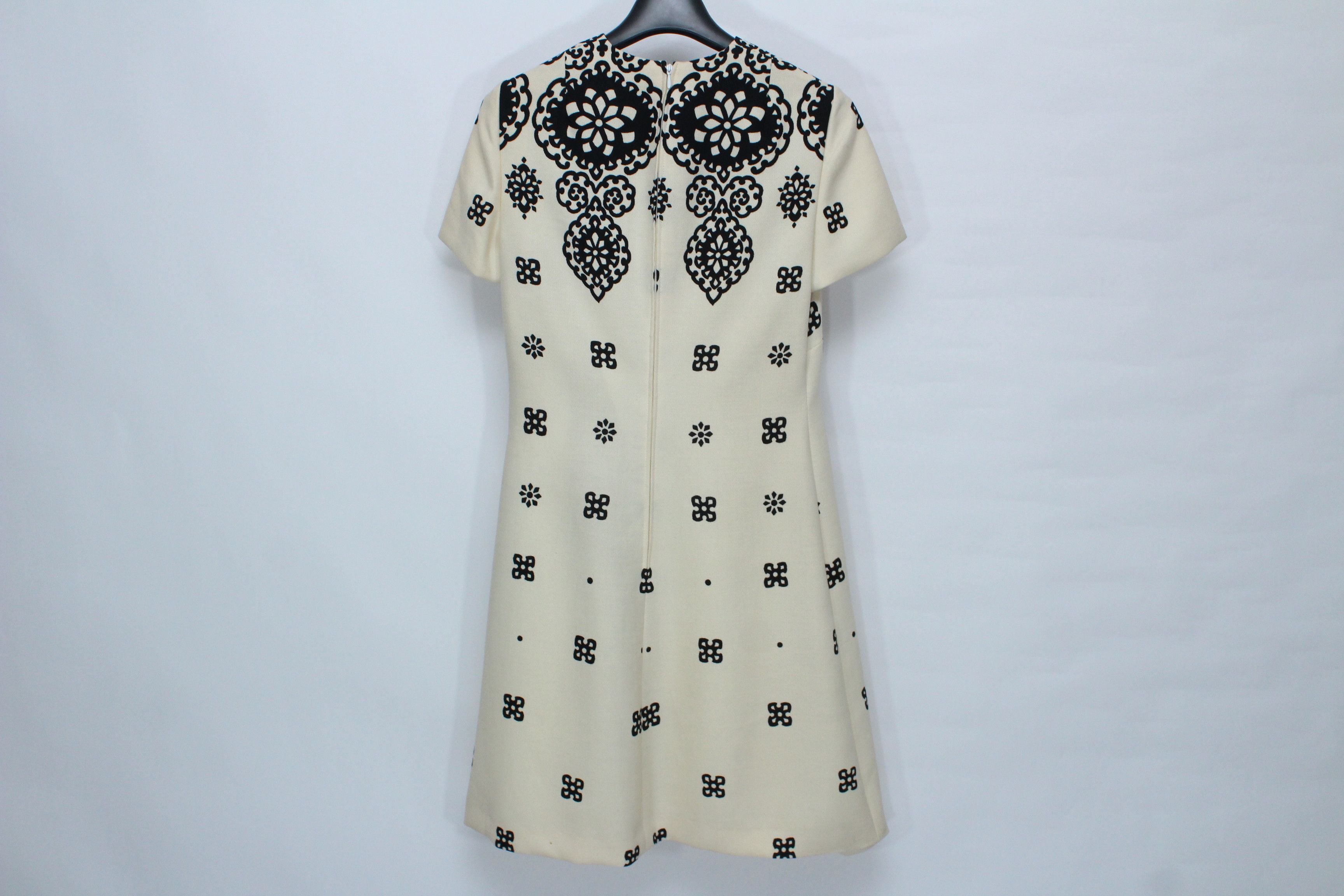 Vintage Vintage Emilio Schuberth Roma Wool Mini Dress - Size 40 Size S / US 4 / IT 40 - 6 Thumbnail