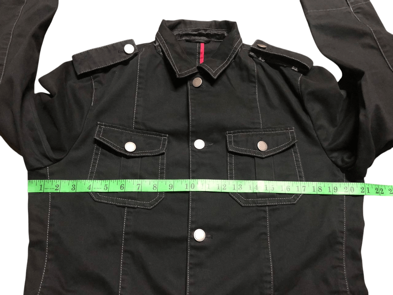 Japanese Brand 🇯🇵💥Pazzo Denim Store Military Style Cargo Pocket Jacket Size US L / EU 52-54 / 3 - 14 Thumbnail