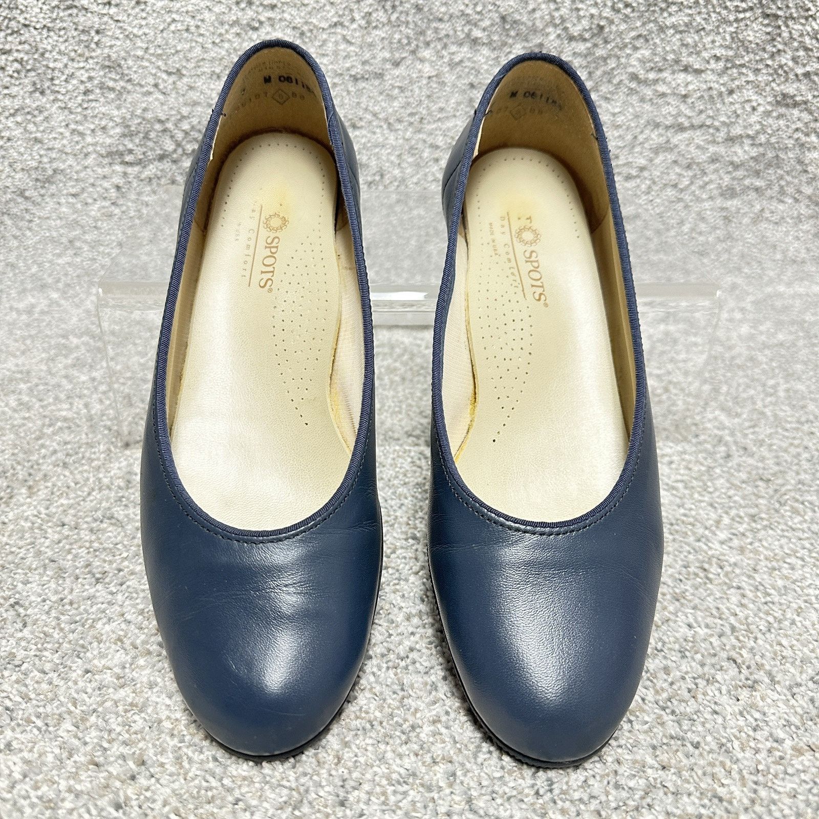 Other Vintage 80s 90s Wedge Shoes 7 Leather Comfort Luxury Office Size US 7 / IT 37 - 3 Thumbnail