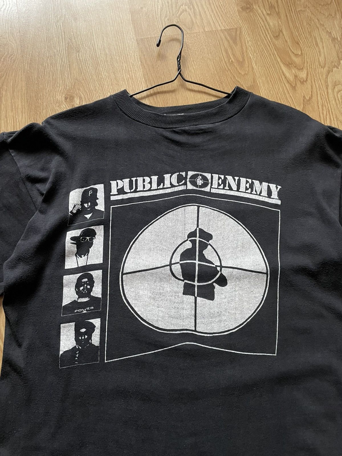 Band Tees Vintage 90s Public Enemy Single Stitch Rap Hip Hop T-Shirt Size US L / EU 52-54 / 3 - 16 Thumbnail
