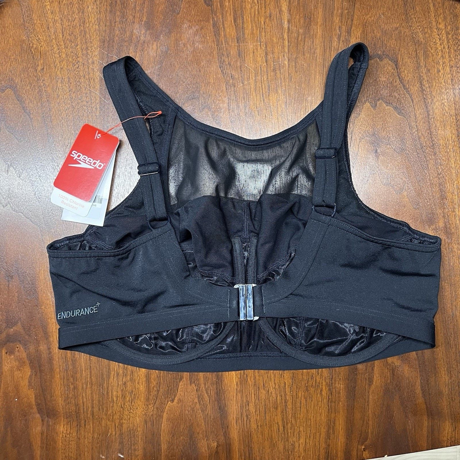 Speedo NWT Bravissimo Speedo Bikini Top 36FF Full Adjustable Size ONE SIZE - 2 Thumbnail
