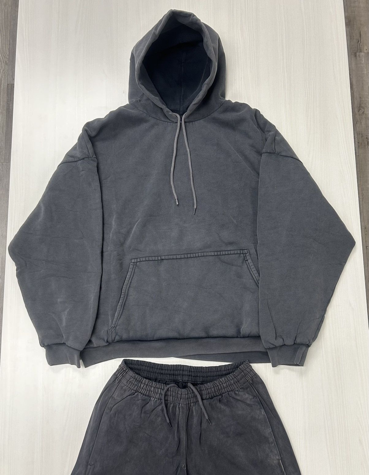 Balenciaga × Kanye West × Yeezy YZY x GAP Poetic Black Hoodie & Cargos Size US M / EU 48-50 / 2 - 1 Thumbnail