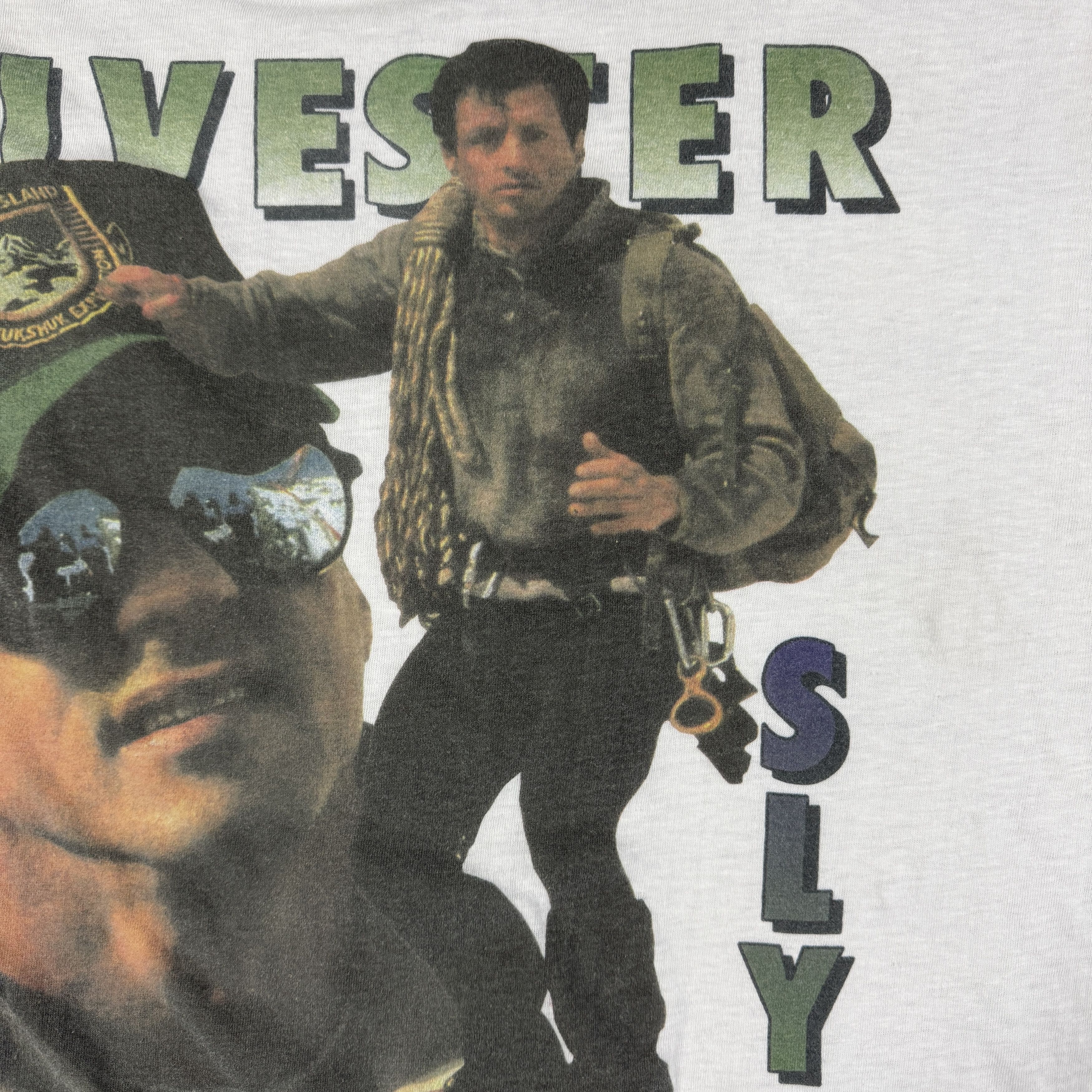 Vintage Vintage 90s Sylvester Stallone Rap Tee Size US XL / EU 56 / 4 - 6 Thumbnail