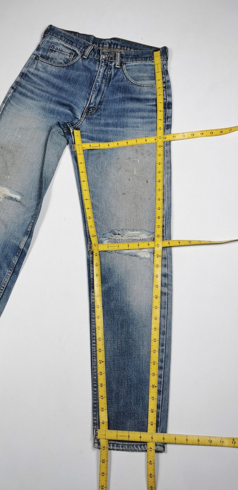 Levi's Vintage 90s Levis 640 Tapered Distressed Jeans Size US 28 / EU 44 - 13 Thumbnail