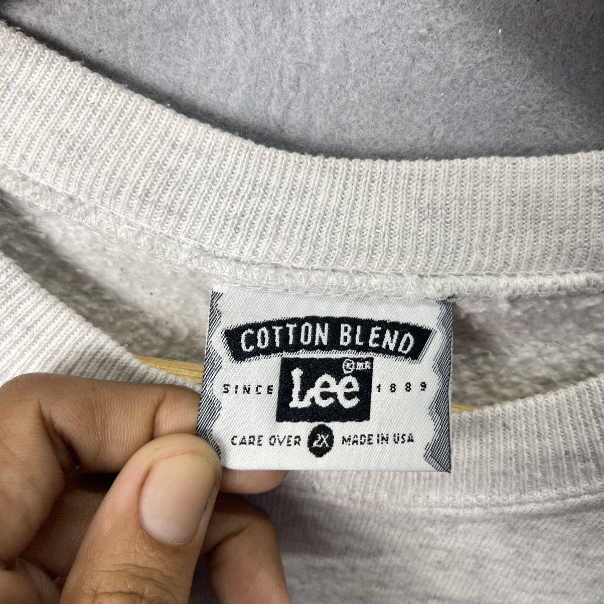 Lee Vintage Lee Bird Graphic Crewneck Sweatshirt USA Made Gray Size US XXL / EU 58 / 5 - 7 Thumbnail