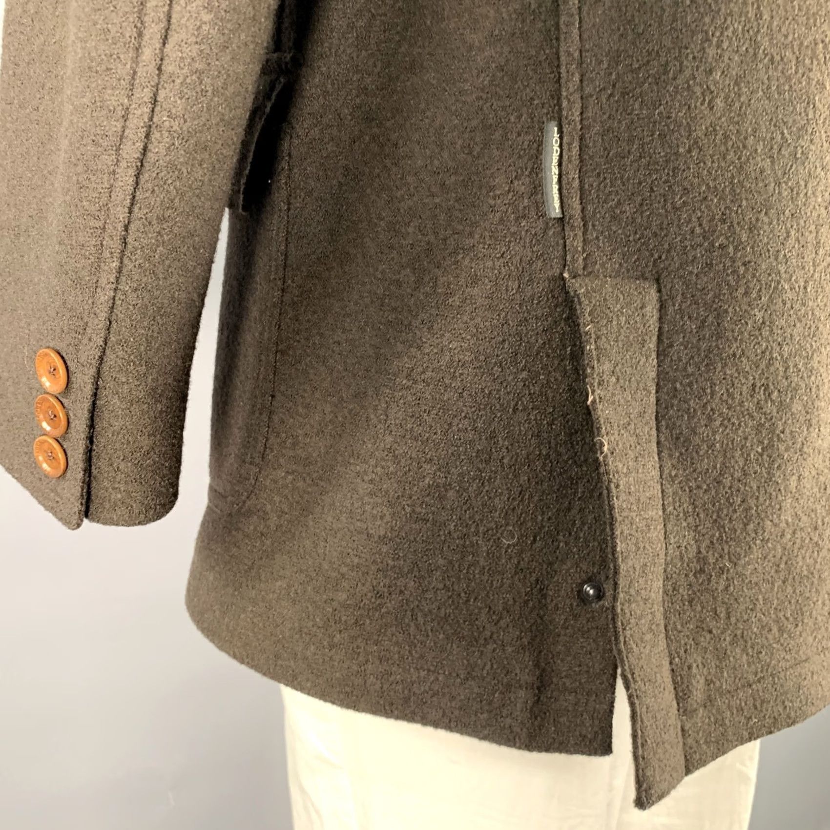 Vintage LODENFREY Size XXL Brown Wool Field Jacket Mens Size US XXL / EU 58 / 5 - 5 Thumbnail