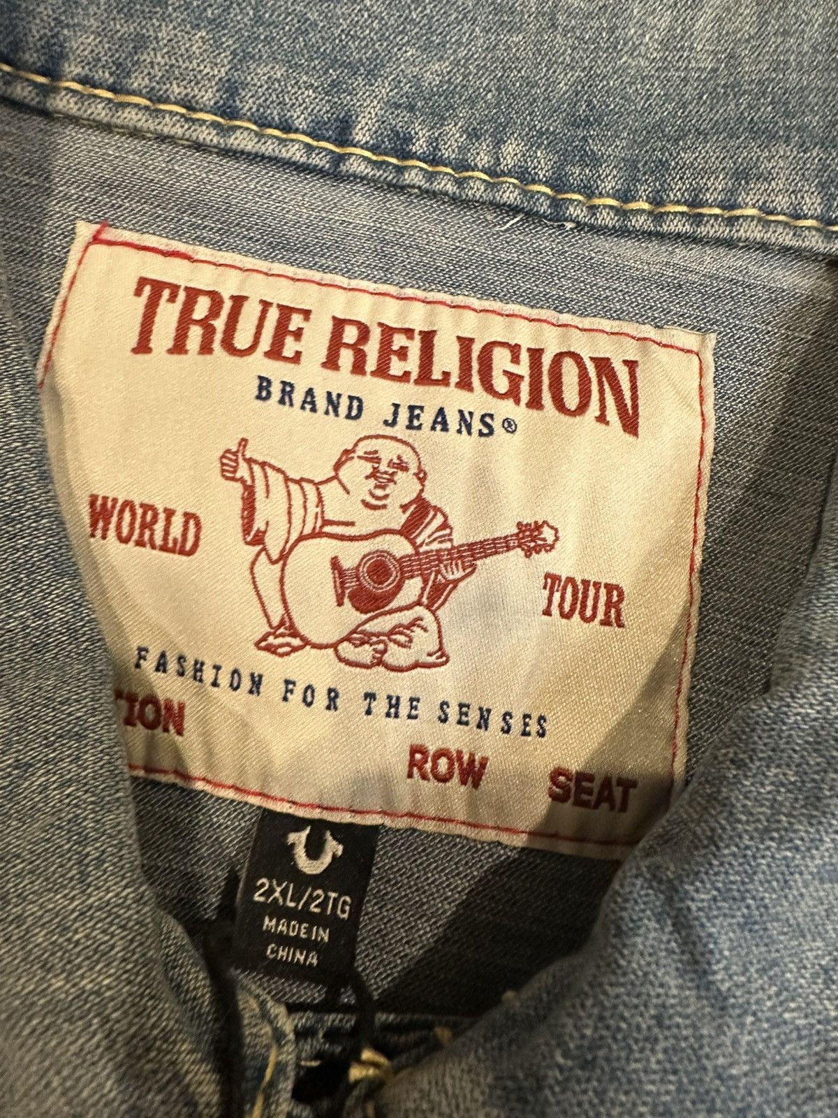 True Religion NEW! True Religion Jimmy Denim Jacket MB3 Big Stitch SZ XXL Size US XXL / EU 58 / 5 - 3 Thumbnail