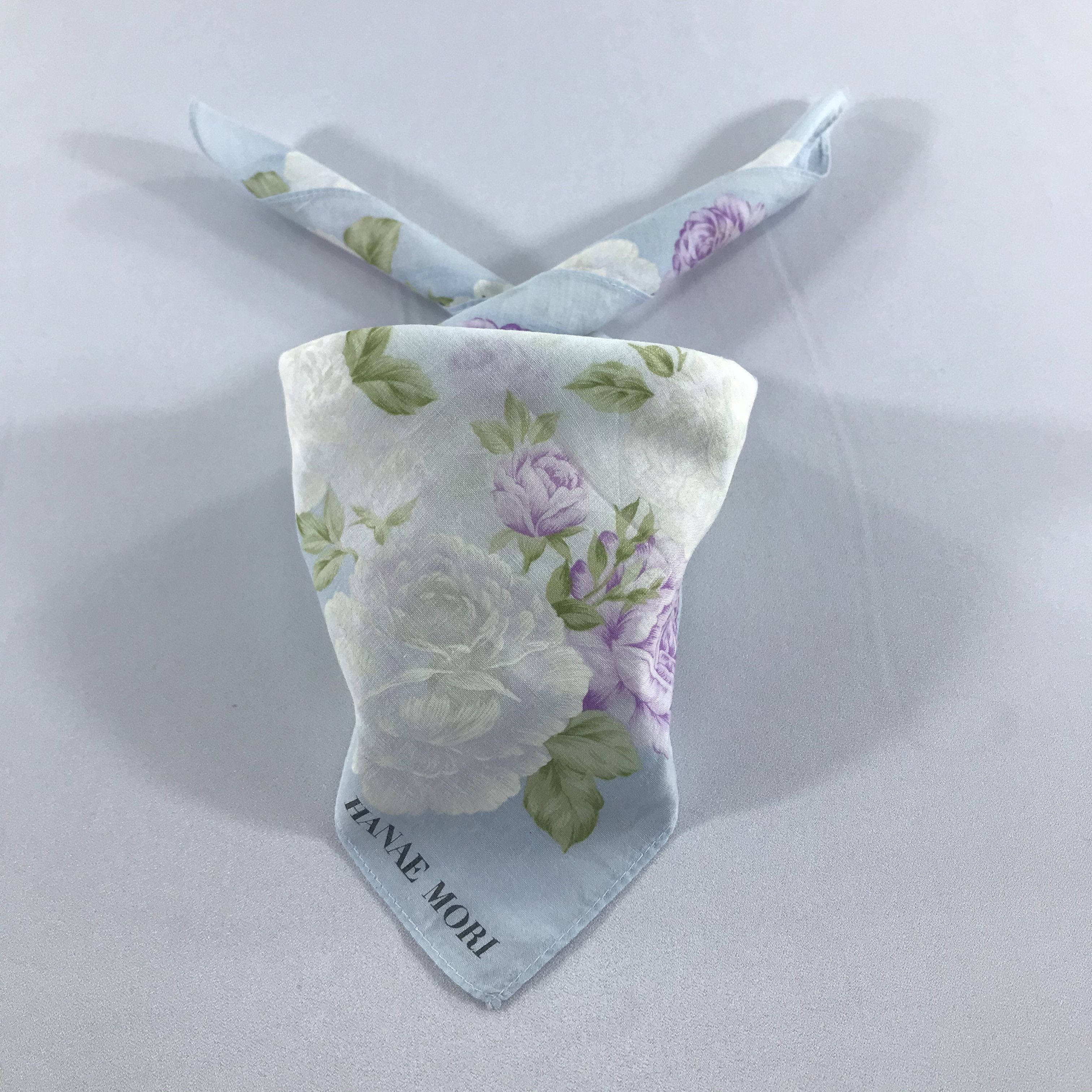 Hanae Mori Hanae Mori Handkerchief Neckerchief Bandana H1004 Size ONE SIZE - 1 Thumbnail