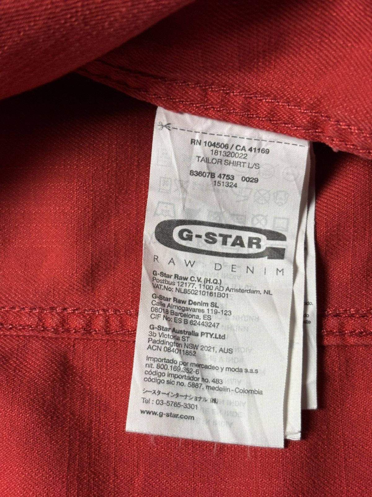 G-Star G-Star Raw Denim Tailor Shirt Pearl Snap Western Mens XL Size US XL / EU 56 / 4 - 9 Thumbnail