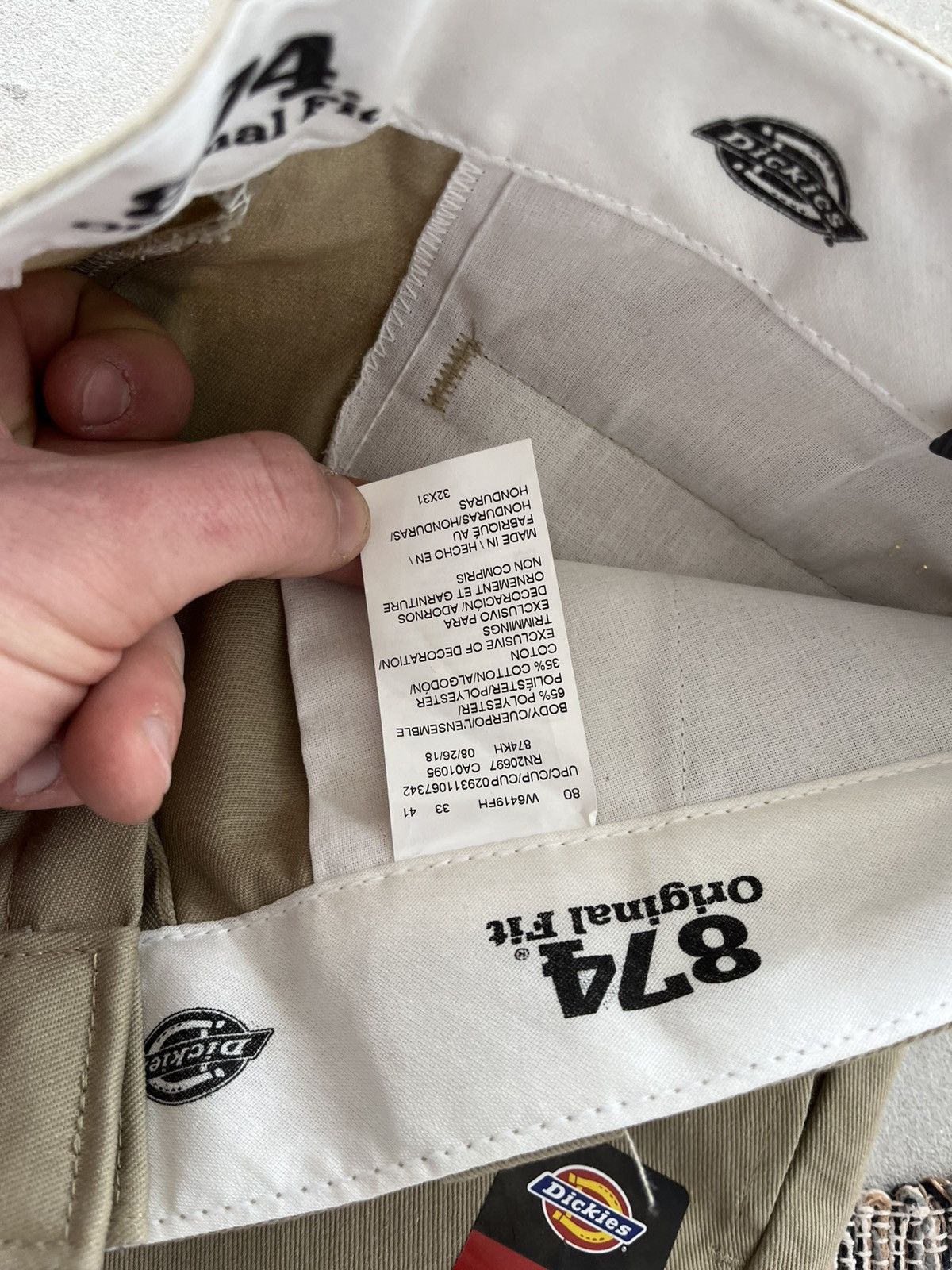 Dickies Vintage New Dickies 874 Beige Work Pants Y2K sk8 Size US 32 / EU 48 - 21 Thumbnail
