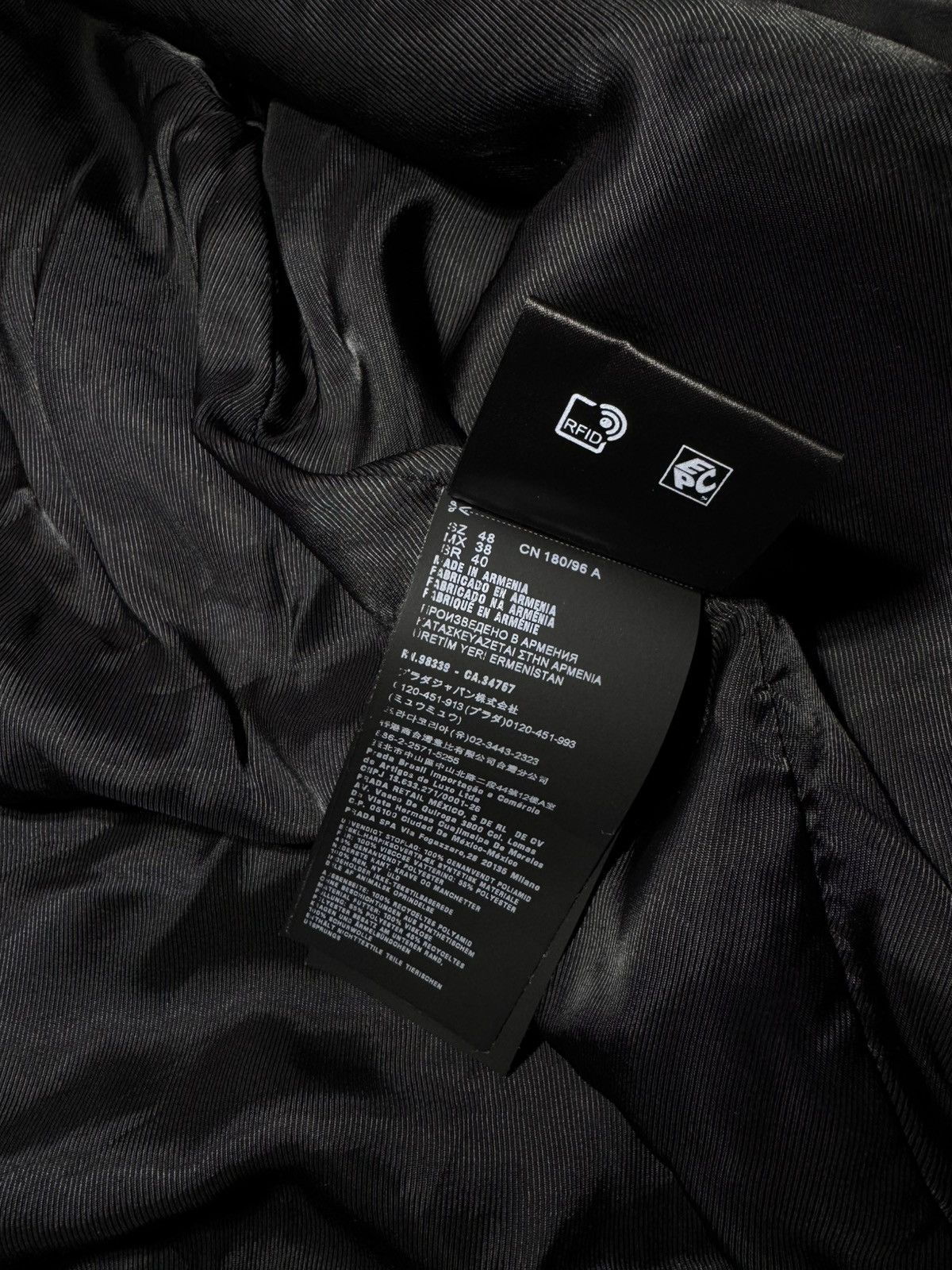 Prada Prada Nylon Bomber Jacket Black Rare Triangle Logo Size US M / EU 48-50 / 2 - 16 Thumbnail