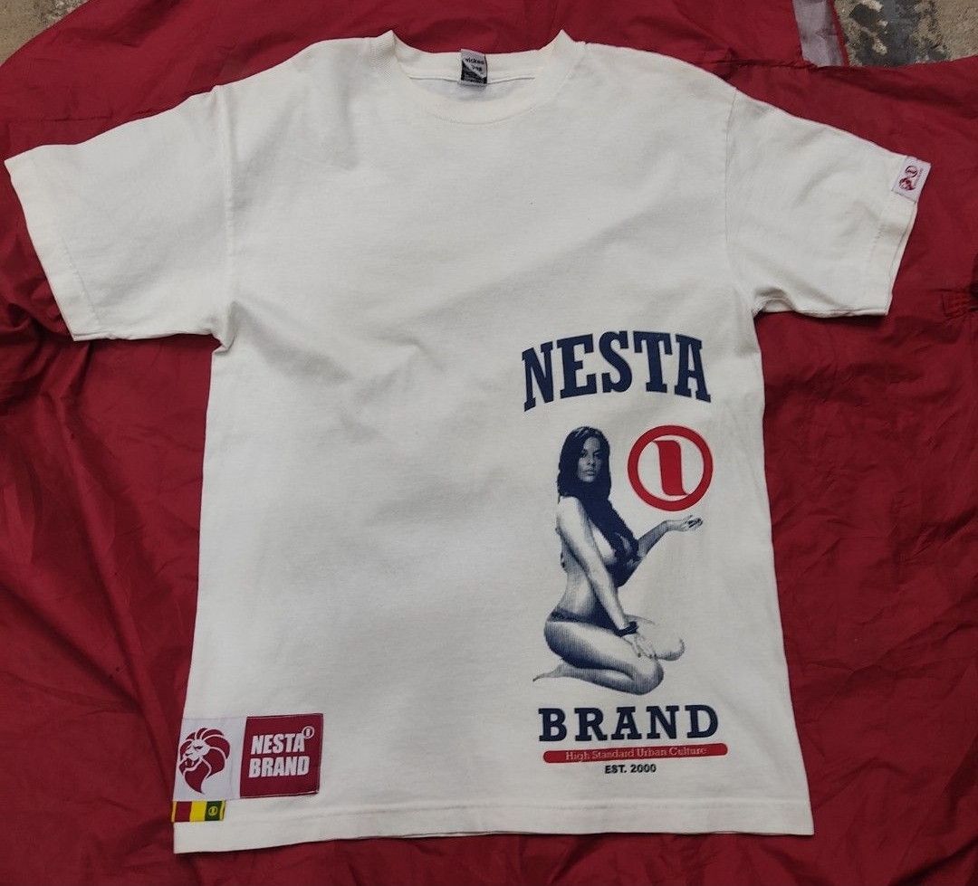 Vintage Vintage Nesta tshirt Size US M / EU 48-50 / 2 - 1 Thumbnail
