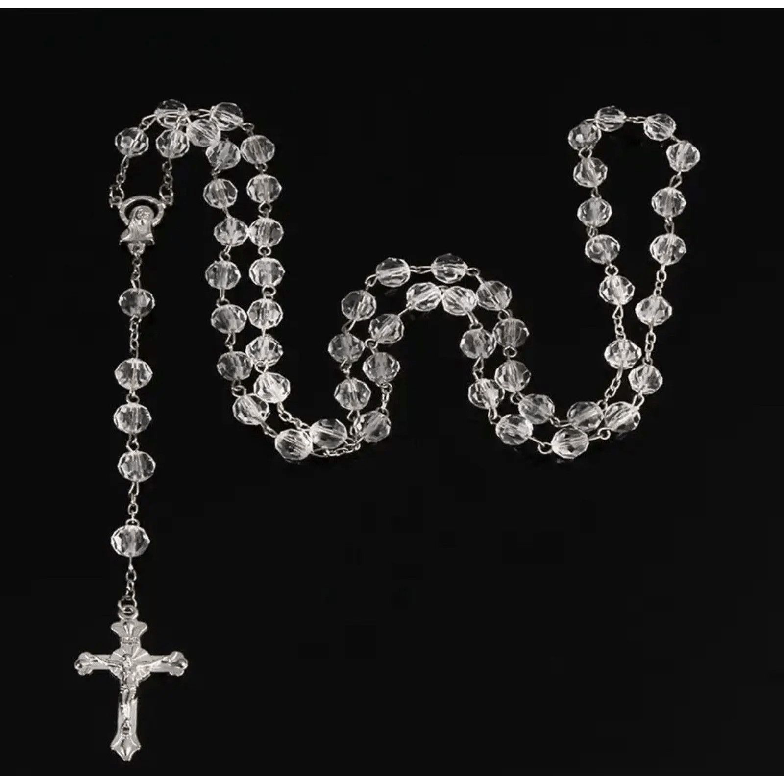 Jewelry Saint Benedict Rosary Necklace Chain Catholic Church Jesus Size ONE SIZE - 1 Thumbnail