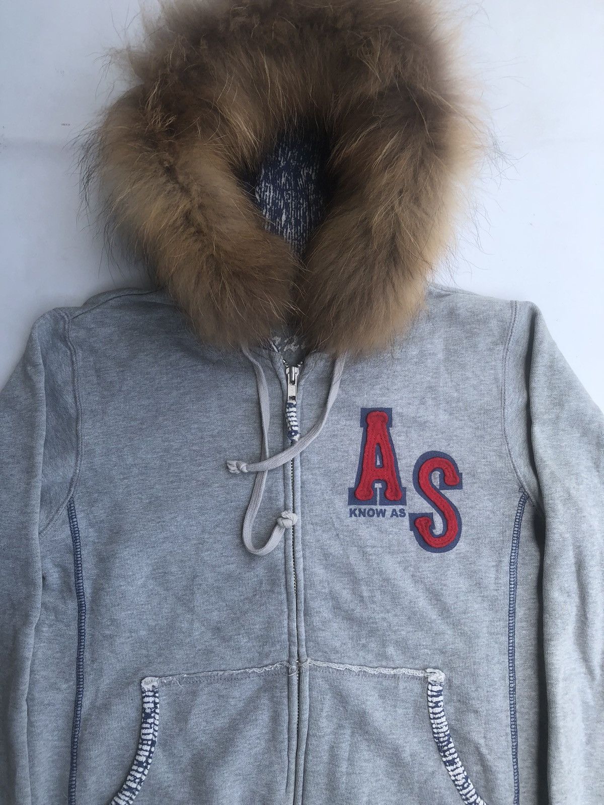 If Six Was Nine Zipp Fur Hoodie Poem Patchwork Rock Punk Style Size US M / EU 48-50 / 2 - 6 Thumbnail