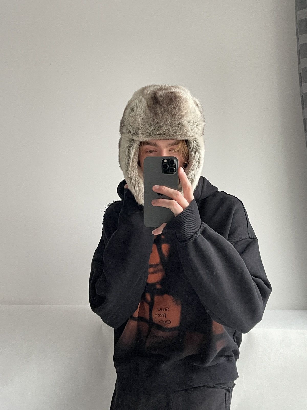 Japanese Brand Vintage fuzzy mohair japanese ushanka hat avant garde Size ONE SIZE - 18 Thumbnail